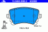 ATE 13.0460-2888.2 (13046028882) Brake Pad Set, disc brake