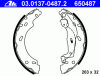 ATE 03.0137-0487.2 (03013704872) Brake Shoe Set