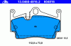 ATE 13.0460-4816.2 (13046048162) Brake Pad Set, disc brake