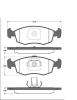 NK 222362 Brake Pad Set, disc brake