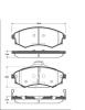 NK 223412 Brake Pad Set, disc brake