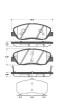 NK 223427 Brake Pad Set, disc brake