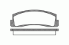 ROADHOUSE 2103.00 (210300) Brake Pad Set, disc brake