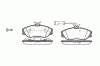 ROADHOUSE 2276.22 (227622) Brake Pad Set, disc brake