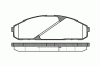 ROADHOUSE 2507.00 (250700) Brake Pad Set, disc brake