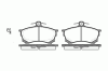 ROADHOUSE 2582.00 (258200) Brake Pad Set, disc brake