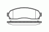 ROADHOUSE 2805.00 (280500) Brake Pad Set, disc brake
