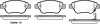 ROADHOUSE 2858.31 (285831) Brake Pad Set, disc brake