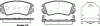 ROADHOUSE 2953.22 (295322) Brake Pad Set, disc brake