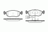 REMSA 0172.22 (017222) Brake Pad Set, disc brake
