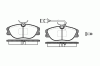REMSA 0305.02 (030502) Brake Pad Set, disc brake