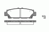 REMSA 0376.00 (037600) Brake Pad Set, disc brake