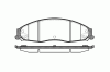 REMSA 0955.08 (095508) Brake Pad Set, disc brake