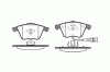 REMSA 0964.32 (096432) Brake Pad Set, disc brake