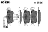 ICER 141816 Brake Pad Set, disc brake