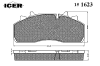 ICER 151623 Brake Pad Set, disc brake