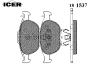 ICER 181537 Brake Pad Set, disc brake