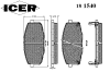 ICER 181540 Brake Pad Set, disc brake