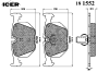 ICER 181552 Brake Pad Set, disc brake
