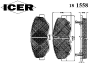 ICER 181558 Brake Pad Set, disc brake