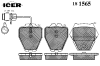 ICER 181565 Brake Pad Set, disc brake