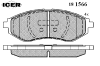 ICER 181566 Brake Pad Set, disc brake