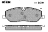 ICER 181660 Brake Pad Set, disc brake