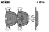 ICER 181687 Brake Pad Set, disc brake