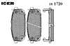 ICER 181720 Brake Pad Set, disc brake