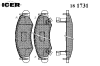ICER 181731 Brake Pad Set, disc brake