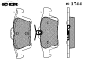 ICER 181744 Brake Pad Set, disc brake