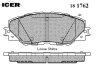 ICER 181762 Brake Pad Set, disc brake