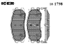 ICER 181798 Brake Pad Set, disc brake