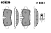 ICER 181812 Brake Pad Set, disc brake