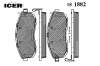 ICER 181882 Brake Pad Set, disc brake