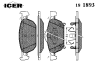 ICER 181893 Brake Pad Set, disc brake