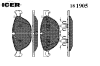 ICER 181905 Brake Pad Set, disc brake