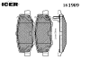 ICER 181909 Brake Pad Set, disc brake