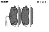 ICER 181912 Brake Pad Set, disc brake