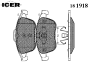 ICER 181918 Brake Pad Set, disc brake