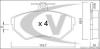 VAICO V10-8136 (V108136) Brake Pad Set, disc brake