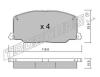 TRUSTING 069.0 (0690) Brake Pad Set, disc brake