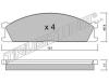 TRUSTING 109.0 (1090) Brake Pad Set, disc brake