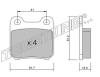 TRUSTING 285.0 (2850) Brake Pad Set, disc brake