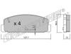 TRUSTING 311.0 (3110) Brake Pad Set, disc brake