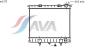 AVA QUALITY COOLING AU2173 Radiator, engine cooling