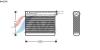 AVA QUALITY COOLING BW6166 Heat Exchanger, interior heating