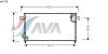 AVA QUALITY COOLING MT5145 Condenser, air conditioning