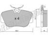 fri.tech. 043.0 (0430) Brake Pad Set, disc brake