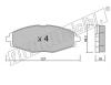 fri.tech. 302.0 (3020) Brake Pad Set, disc brake